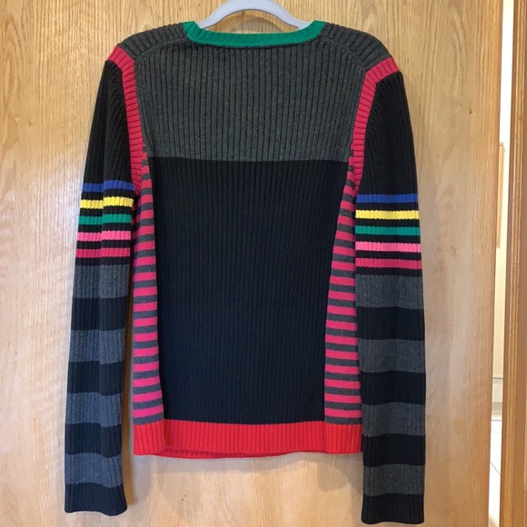 Vintage 90's Vibe Tommy Hilfiger stripe crewneck - Picture 2 of 4